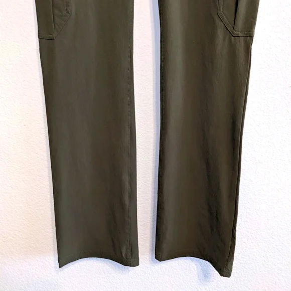 Patagonia Pants Womens Size 4 Green Hiking Outdoor Camping Nylon Pockets Ladies - Picture 3 of 7